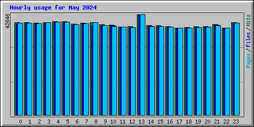 Hourly usage for May 2024